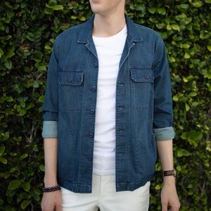 Express, Denim Shirt Jacket, Mens S